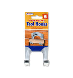 5PCS GALVANISED TOOL HOOKS AND FITTINGS
