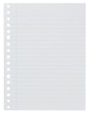 A4 PUNCHED REFILL LOOSE WRITING PAPER