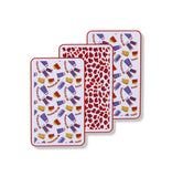 3PK VELOUR PRINTED TEA TOWEL