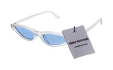 RITA SLIM CAT EYE BLUE SUNGLASSES