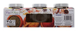 3PK GLASS STORAGE JARS