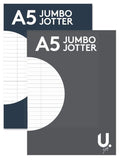 A5 LINED WRITING PAPER JUMBO JOTTER
