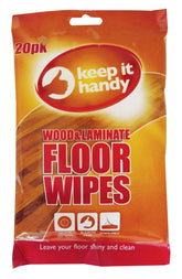 20PK FRAGRANCED WOOD & LAMINATE FLOOR CLEANING WIPES