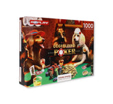 1000PCS DOGS PLAYING POKER JIGSAW PUZZLE