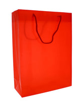 GIFT BAG PP LARGE ROPE HANDLED RED