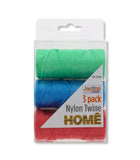 3PK HOUSEHOLD TWINE ASST COLOURS