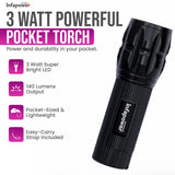 Infapower 3 Watt Powerful Pocket Torch
