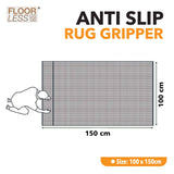 200G ANTI SLIP RUG MAT BLACK