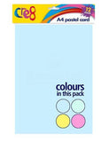 12PK ASSORTED CRE8 A4 PASTEL CARDS/SHEETS