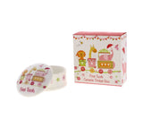 FIRST TOOTH GIRL CERAMIC TRINKET BOX