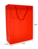 GIFT BAG PP LARGE ROPE HANDLED RED