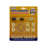 PICTURE HANGING KIT + LEVEL