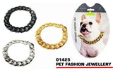 PET BUDDIES PET FASHION JEWELLERY COLLAR APPROX. 36CM X 2CM