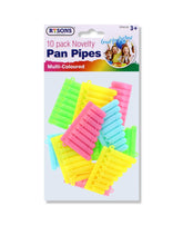 Rysons Assorted Novelty Pan Pipes 10 Pack