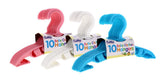 10PCS ASSORTED BABY CLOTHES HANGERS