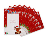 8PK BABY'S 1ST XMAS PHOTO FRAME CARDS
