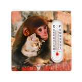 ASSORTED MONKEY DESIGN FRIDGE MAGNET THERMOMETER