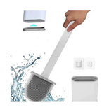ASSORTED FLEXIBLE TOILET BRUSH W/ WALL MOUNT