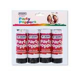 RYSONS 4PK PARTY POPPERS