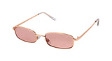 ELLA METAL SQUARE PINK/ROSE SUNGLASSES