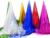 ASSORTED TINSEL DOME HAT