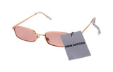 ELLA METAL SQUARE PINK/ROSE SUNGLASSES