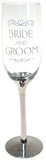 BRIDE & GROOM GLASS