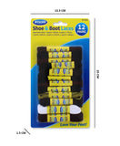 SHOE & BOOT LACES 12 PAIRS