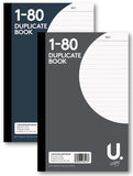 DUPLICATE BOOK 2 CARBON COPY SHEETS 1 80