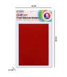 8PC GLITTER FOAM BACKED SHEETS 15*20CM