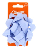 CLINTONS BLUE GROSGRAIN CONFETTI BOW
