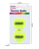 2PK TENNIS BALLS