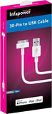 Infapower Apple 30-pin USB Cable