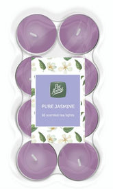16 PK COLOUR TEA LIGHTS JASMINE