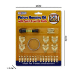 PICTURE HANGING KIT + LEVEL