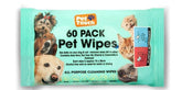 PET TOUCH ALL PURPOSE CLEANING WIPES 20CM X 15CM 60 PACK