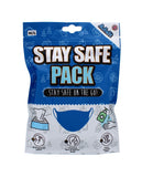 ADULT STAY SAFE PACK WITH FACE MASK ROYAL BLUE
