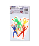RYSONS 6PK ASSORTED NOVELTY SUPERHERO STICKY CRAWLER