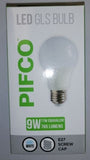 PIFCO E27 LED GLS BULB SCREW CAP 9W COOL WHITE
