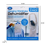 3PK HANGING WARDROBE DEHUMIDIFIER