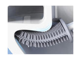 ASSORTED FLEXIBLE TOILET BRUSH W/ WALL MOUNT