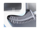 ASSORTED FLEXIBLE TOILET BRUSH W/ WALL MOUNT