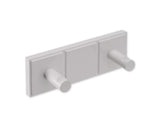 CROYDEX DOUBLE ROBE HOOK WHITE