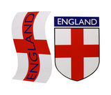 ASSORTED ENGLAND MAGNETIC CAR FLAG