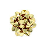 GOLD METALLIC SHINE GIFT BOW 6.3CM