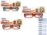 READING GLASSES -STRIPE DOWN