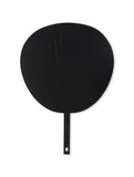 FLEXIBLE LARGE HAND FAN WHITE & BLACK