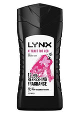 225ML LYNX BODY WASH WITH ROSE & BERGAMOT SCENT