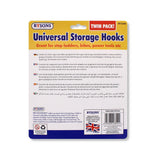 UNIVERSAL STORAGE HOOKS TWIN PACK