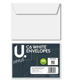 40PK PEAL & SEAL ENVELOPES WHITE